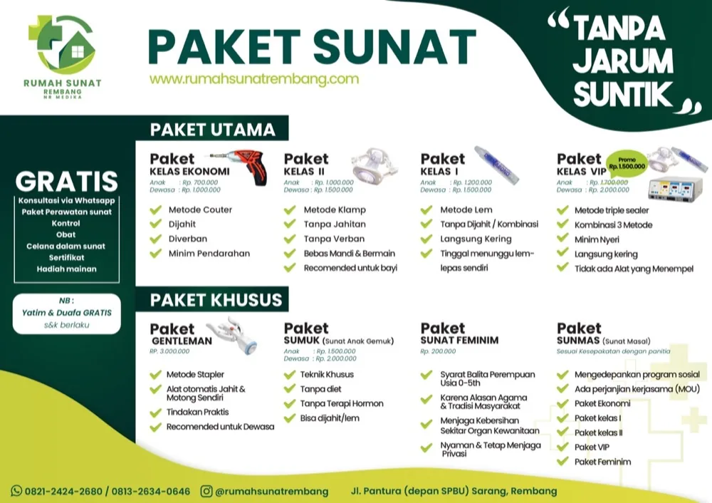 Sertifikasi Khitan Modern Klamp & Lem
